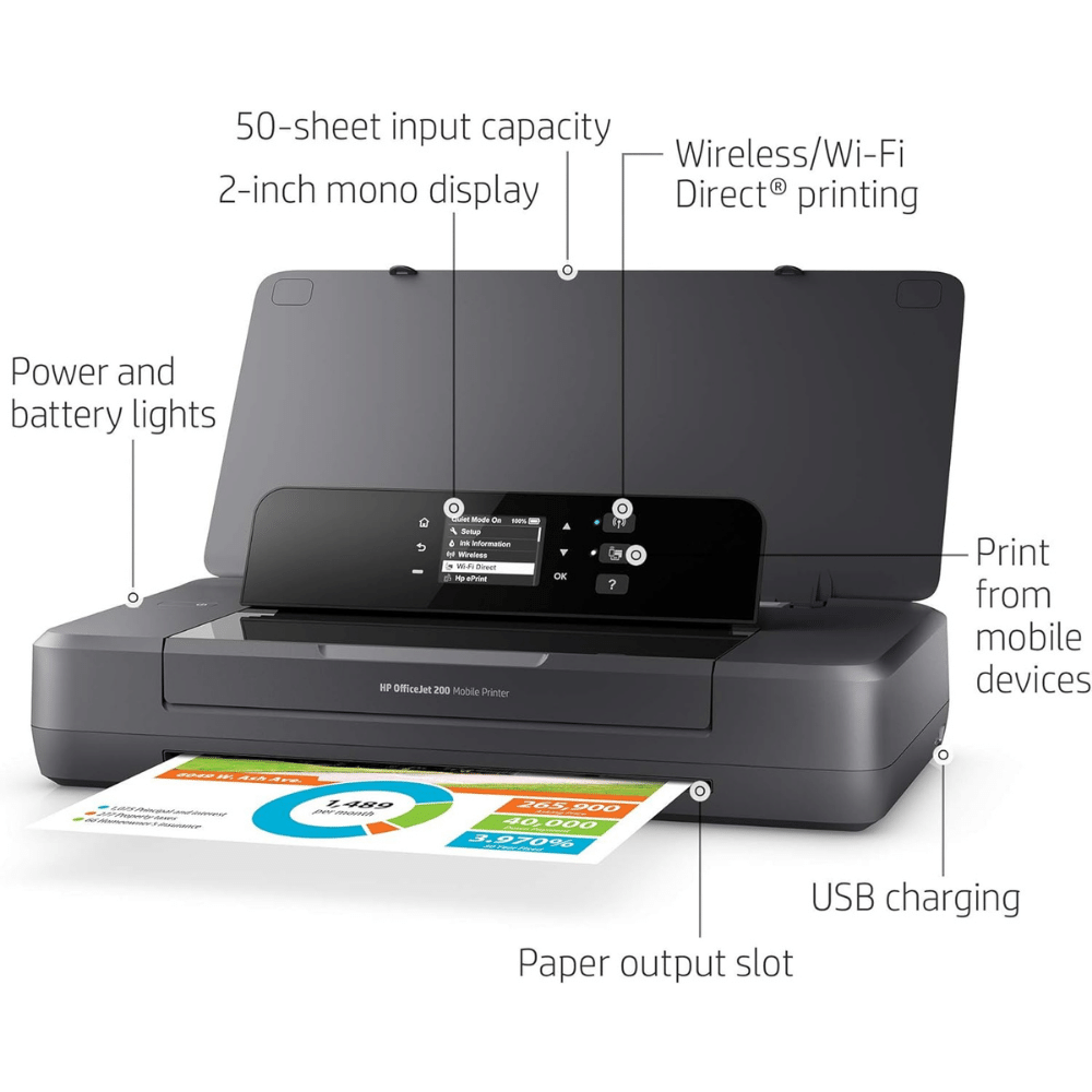 HP OfficeJet 200 Portable Printer