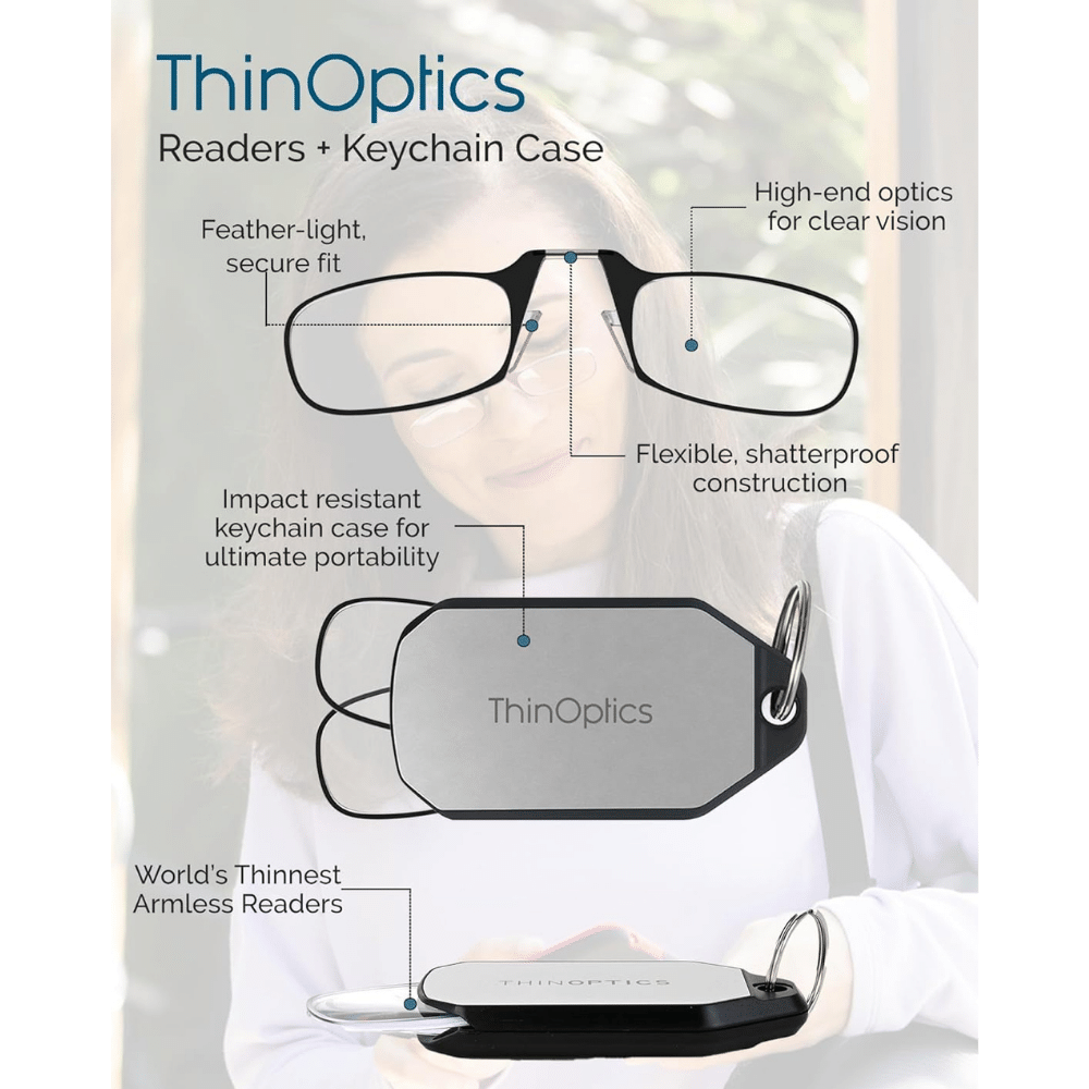 ThinOptics Keychain Reading Glasses For Women