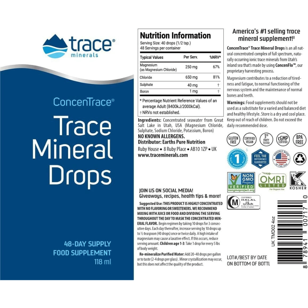 Trace Minerals ConcenTrace Drops