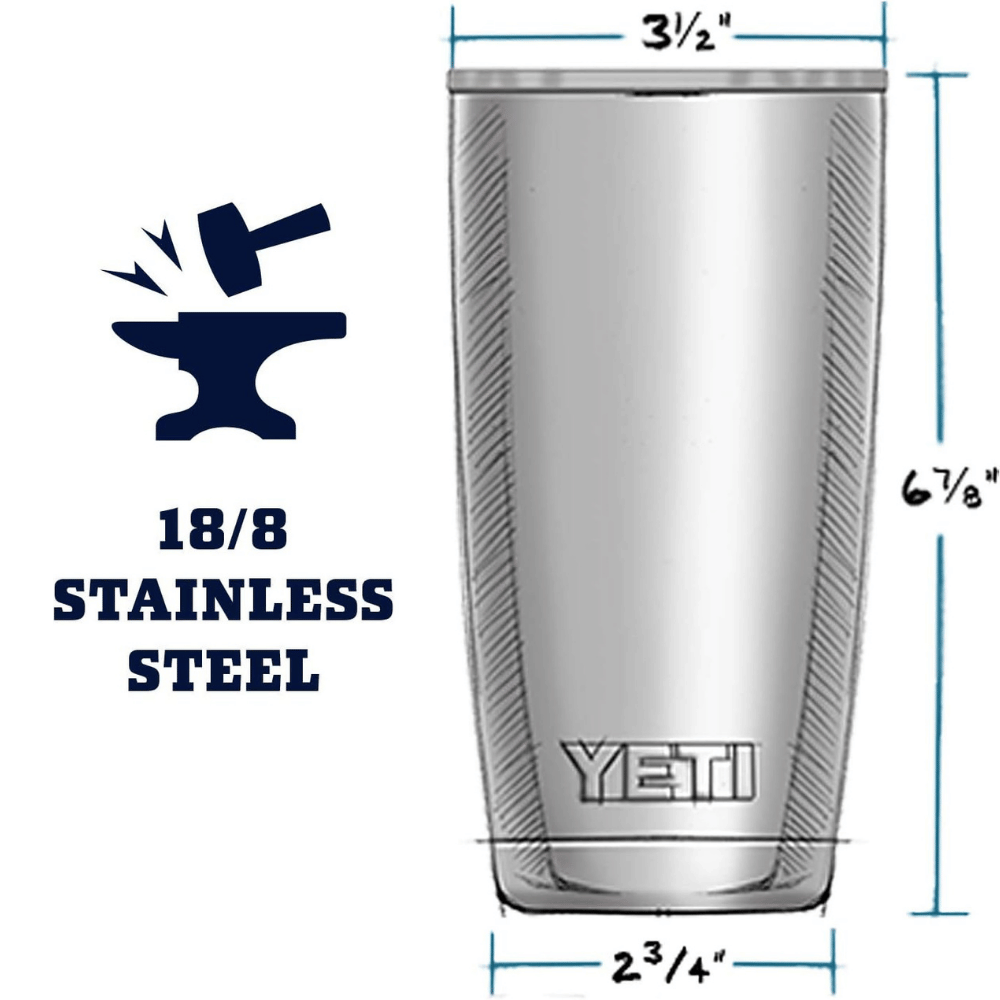 Yeti Rambler Stainless Steel Travel Coffee Mug
