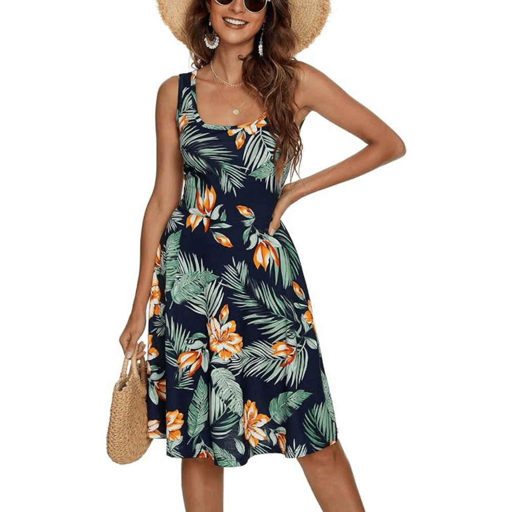 Fensace Women's Hawaiian Dress