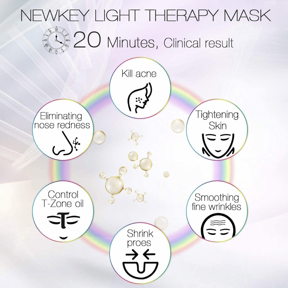 Newkey 7 Color LED Therapy Mask