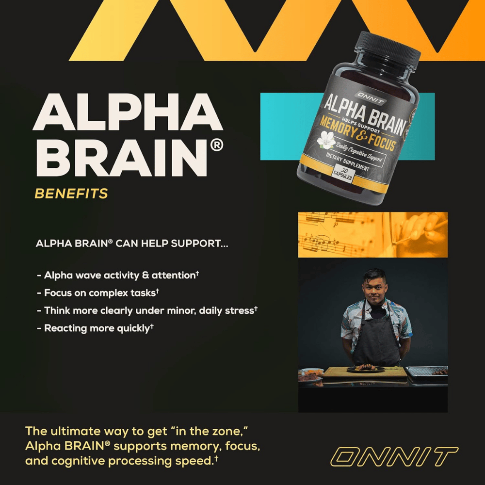 ONNIT Alpha Brain Premium Nootropic