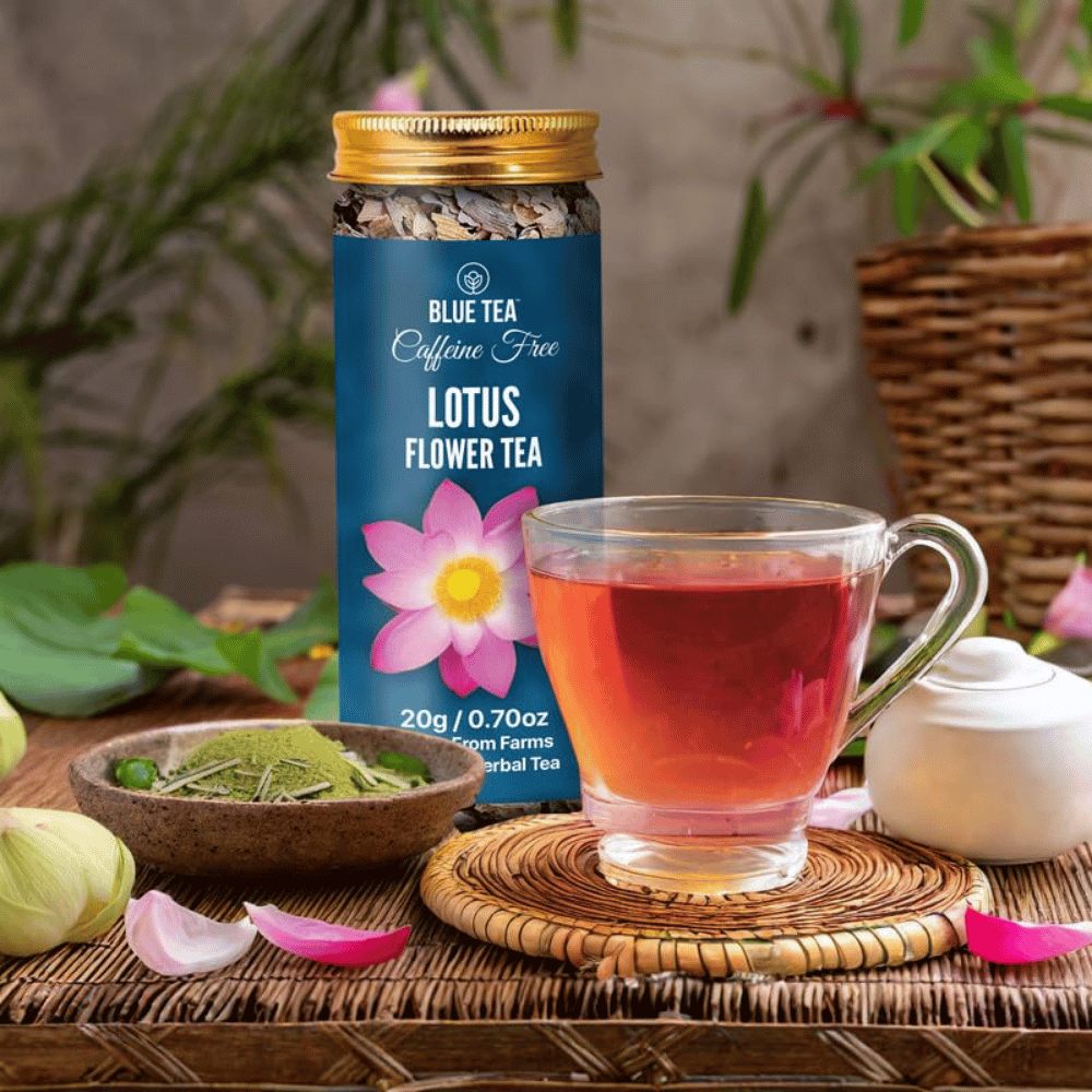 Blue Tea Lotus Flower Tea