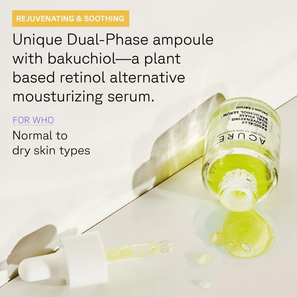 Acure Radically Rejuvenating Dual Phase Bakuchiol Serum