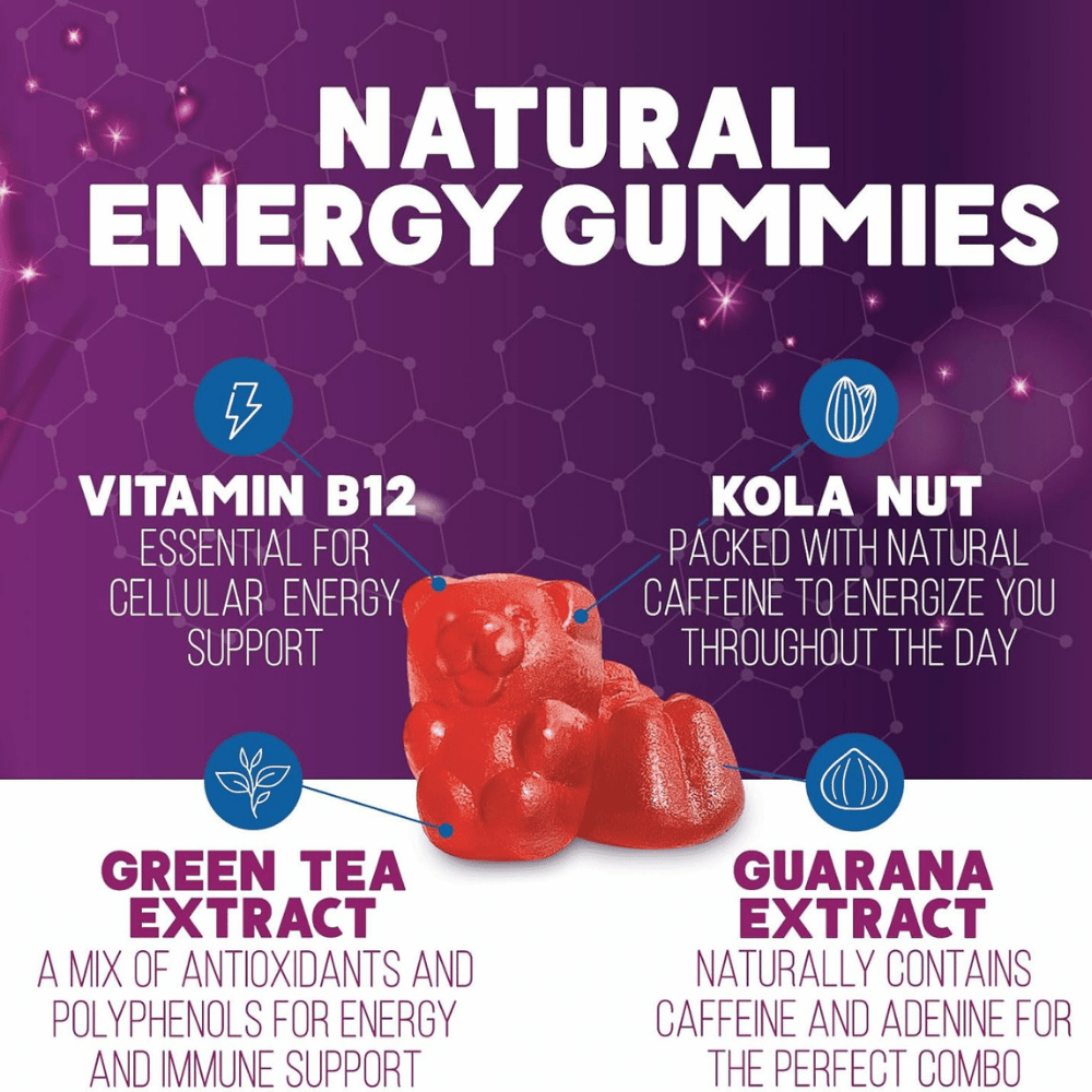 Energy Gummies Green Tea & Natural Caffeine