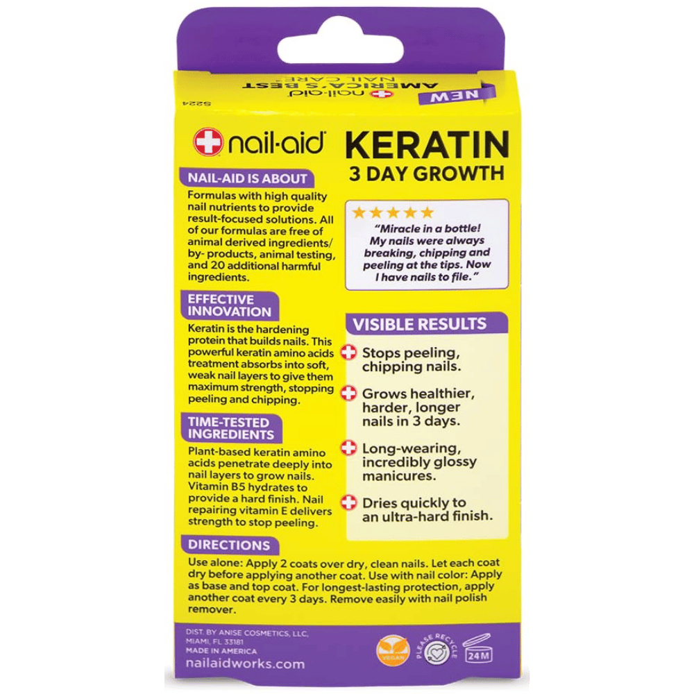 Nail-Aid Keratin 3 Day Nail Strengthener