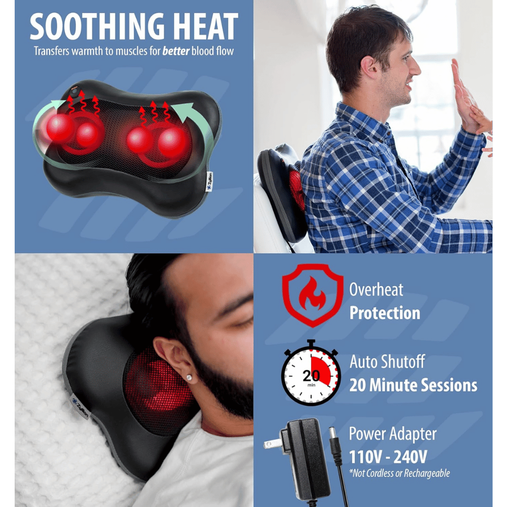 Zyllion Shiatsu Back and Neck Massager